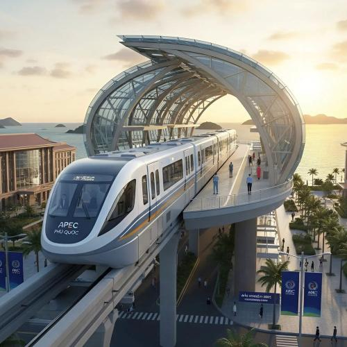 Dự Án Tuyến Tàu Điện LRT 9000 Tỷ Đồng Tại Phú Quốc
