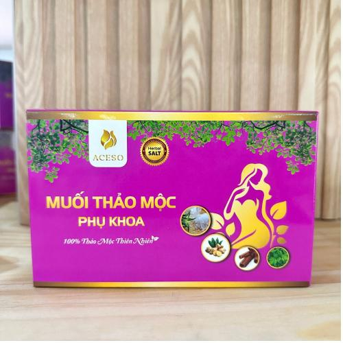 Muối Thảo Mộc Phụ Khoa Aceso - Hộp 1kg