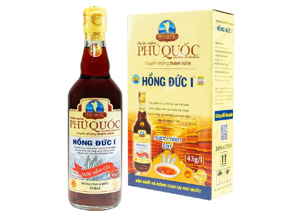 Nước mắm cốt 43N (Hộp 2c thủy tinh)