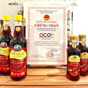 Nước Mắm Truyền Thống Cốt Nhĩ Huỳnh Khoa 43 đạm - Chai 500 ml - Hộp 2 chai