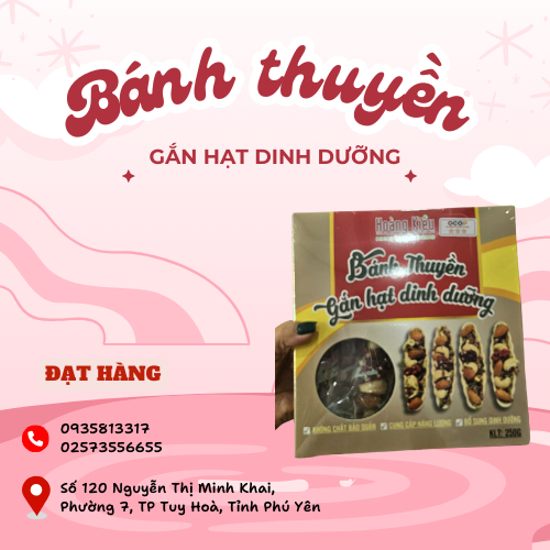 Bánh Thuyền Gắn Hạt Dinh Dưỡng