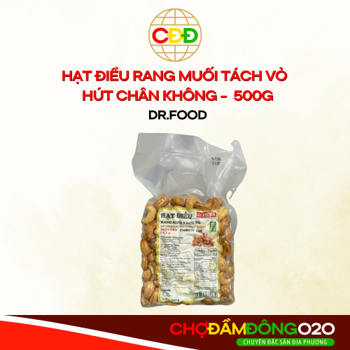 Hạt Điều Rang Muối Tách Vỏ HCK Dr.Foods 500g