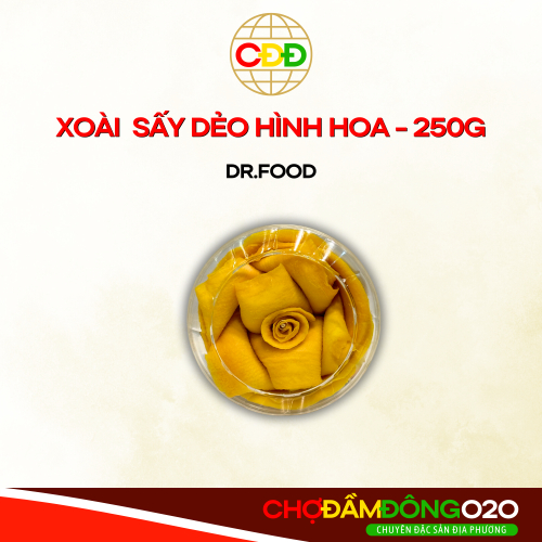 Xoài Sấy Dẻo Hình Hoa Dr.Foods 250g