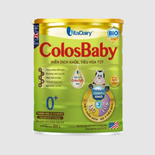 Sữa Bột ColosBaby Bio Gold 0+ Lon 800gr (0-12 Tháng)