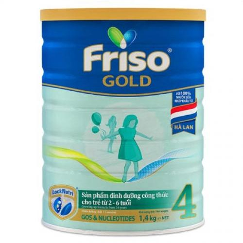 Sữa Bột Frisolac Gold 4 Lon 1.4kg (2-6 Tuổi)