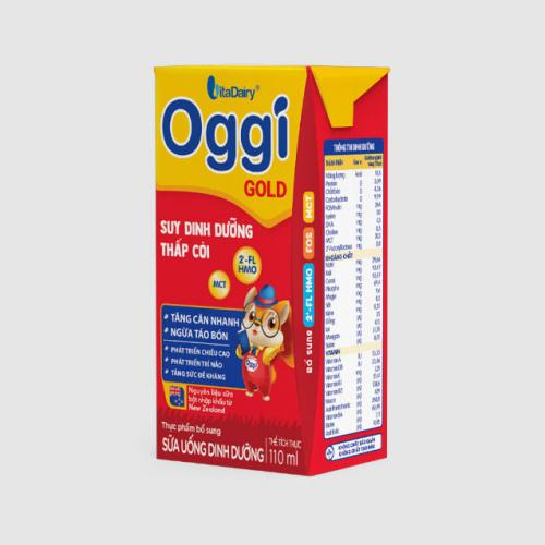 Sữa Bột Pha Sẵn Oggi Gold Hộp 110ml (Thùng 48 Hộp)