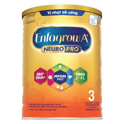 Sữa Bột Enfamil A+ NeuroPro 3 Lon 1.7kg (1-3 Tuổi)