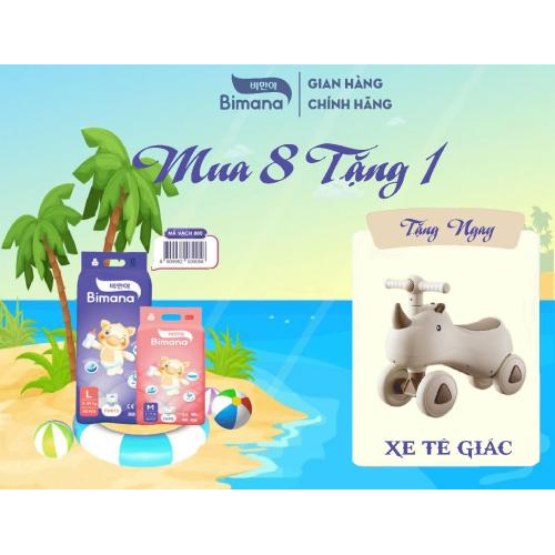 Tã Dán Bimana Hàn Quốc Size M (6 - 11Kg)